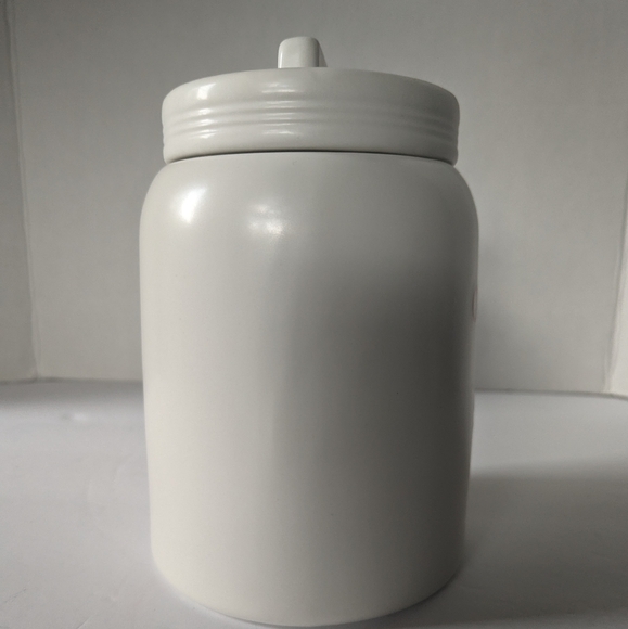 Target Bullseye Playground Cookies For Santa Cookie Jar Christmas White Ceramic - Picture 4 of 11